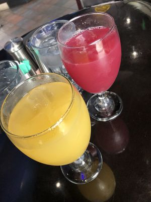 Jackfruit limeade & Blueberry Limeade 💕 at Vegan Galaxy in Huntington Beach