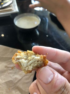 Chick-less tenders  at Vegan Galaxy in Huntington Beach