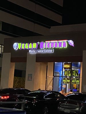 World peace  at Vegan Galaxy in Huntington Beach
