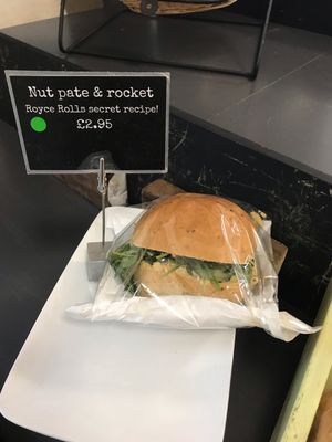 Nut pate roll  at Royce Rolls Cafe in Bristol