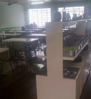 Buffet at Super Vegetariano in Curitiba