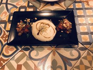 Burrata  at VEGA - Luna in Madrid