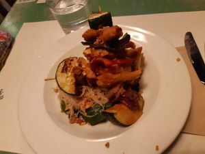 Main / Brocheta de Heura at VEGA - Luna in Madrid