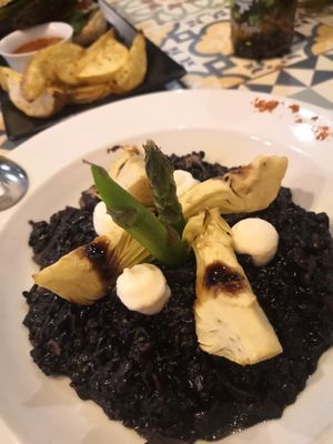 Risotto at VEGA - Luna in Madrid