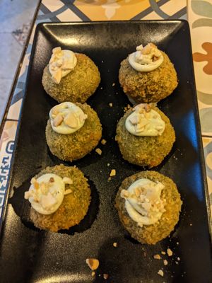 Croquettes at VEGA - Luna in Madrid