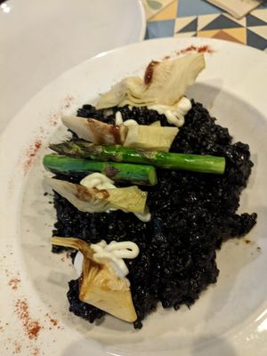 Black rice at VEGA - Luna in Madrid