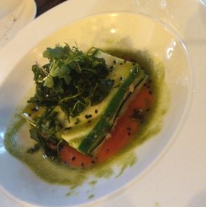 Tapas Lasagna at VEGA - Luna in Madrid