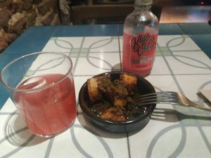 I like the plates at VEGA - Luna in Madrid