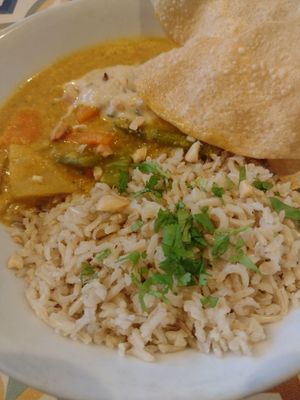 Curry korma at VEGA - Luna in Madrid