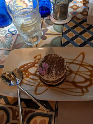 The terrific tiramisu at VEGA - Luna in Madrid