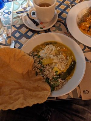 The curry at VEGA - Luna in Madrid