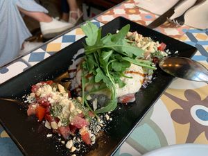 Burrata at VEGA - Luna in Madrid