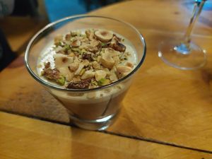 Dessert / Panna cotta at VEGA - Luna in Madrid