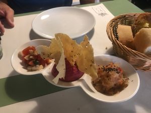 appetizer at VEGA - Luna in Madrid