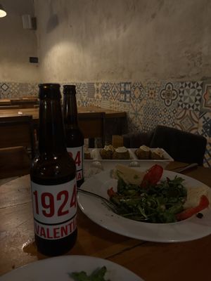 Vegan Burrata  at VEGA - Luna in Madrid