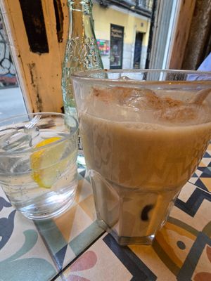 Tigernut milk at VEGA - Luna in Madrid