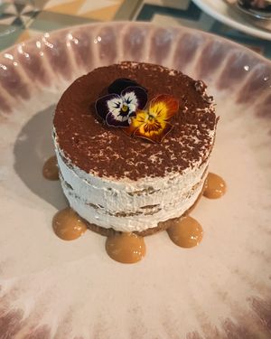 Tiramisu #Veganuary at VEGA - Luna in Madrid