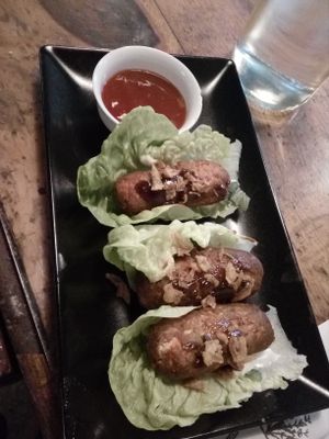 Tofu croquetas (saman) at VEGA - Luna in Madrid