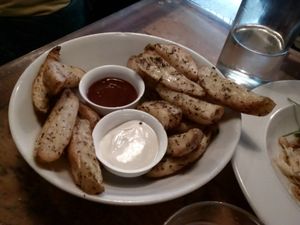 Potatoes (amazing!!!) at VEGA - Luna in Madrid