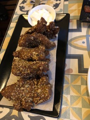 Mushrooms that were amazing  at VEGA - Luna in Madrid