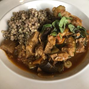 Seitan stew  at VEGA - Luna in Madrid