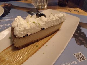 Dessert / Cheesefake at VEGA - Luna in Madrid