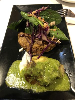 Burger option. So bomb.  at VEGA - Luna in Madrid