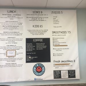 menu at Be Rude Not To Cafe in Rotorua