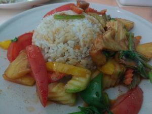 sweet and sour at Keereboon Vegetarian Food in Prachuap Khiri Khan