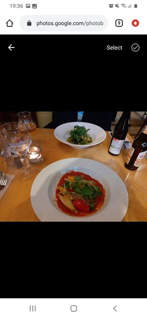 Nice 3 dishes meal at Hagedis in The Hague