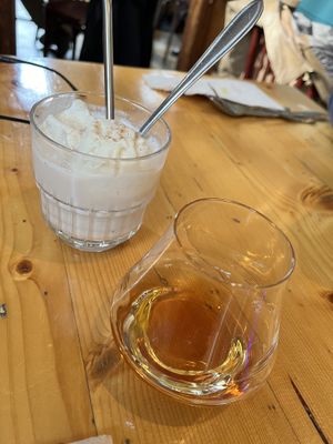 Chai ice with desert wine  at Hagedis in The Hague
