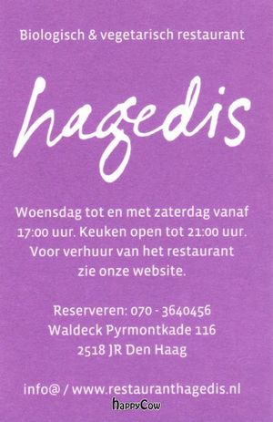  at Hagedis in The Hague
