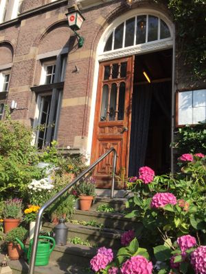 Love the garden at Hagedis in The Hague