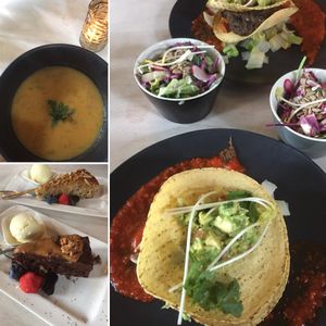 3 course vegan menu   at Hagedis in The Hague