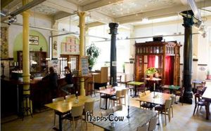 Interior (we do now have a slightly different table setting though...) at Hagedis in The Hague