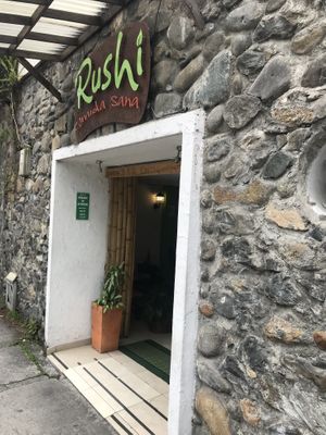 The entrance   at Rushi Comida Sana in Manizales