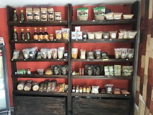 The little shop section   at Rushi Comida Sana in Manizales