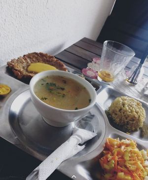 una comida #vegan muy deliciosa ☺️ recomiendo este lugar por su calidad de comida , además de eso,  el espacio es un lugar muy agradable. #Veganuary at Sri Gopal in Villavicencio