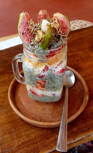 Chia Porridge at Shantaram Raw in Arambol