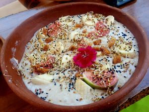 Smoothie Bowl at Shantaram Raw in Arambol