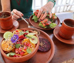 🌿💜 at Shantaram Raw in Arambol