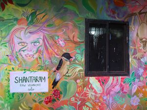 Shantaram raw vegan cafe Arambol at Shantaram Raw in Arambol