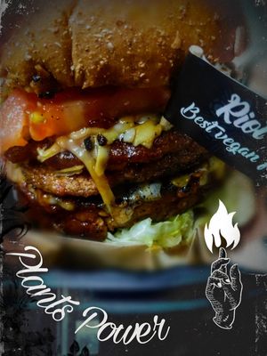 Doble cheese at Rincon Veganx in Merida