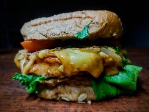 Smoked Cheese del Chef  at Rincon Veganx in Merida