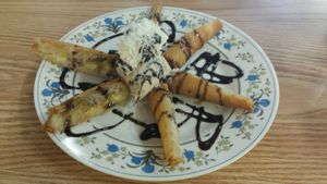 Banana Lumpia  at Loving Hut - Fort Street Mall in Honolulu