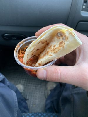 Käsedilla vegan at Gorilla Kitchen in Vienna