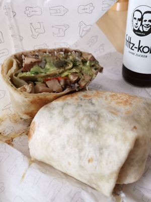 Tofu Lotus Burrito #Veganuary at Gorilla Kitchen in Vienna