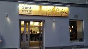 outside at Gorilla Kitchen in Vienna