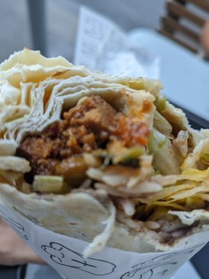 Seitan BBQ burrito at Gorilla Kitchen in Vienna