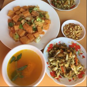 set meal  at Sun Flower Restaurant in Nyaungshwe